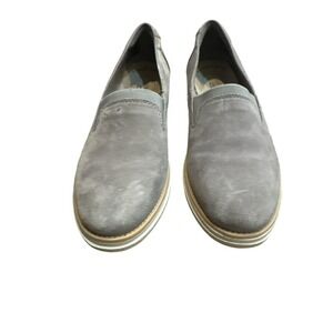 Clarks Collection Sharon Dolly Loafer Gray Women's Casual Comfort Size 6